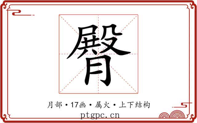 臀 臀