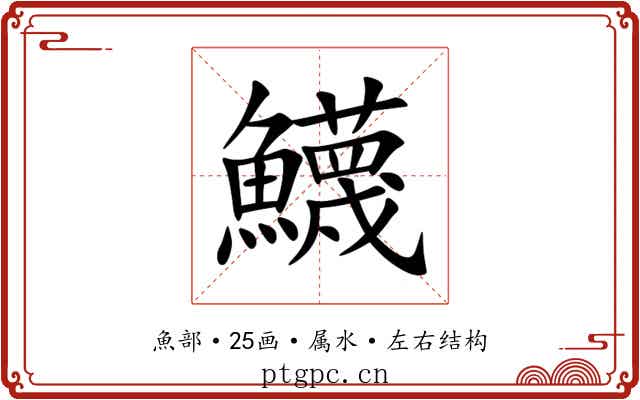 鱴 鱴
