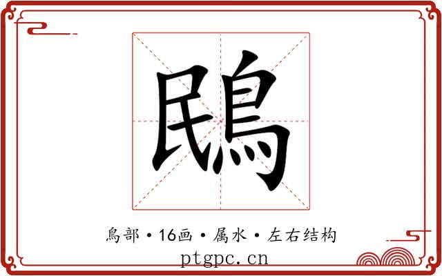 鴖 鴖