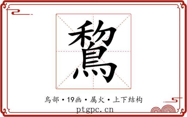 鵹 鵹