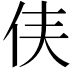 𫢑